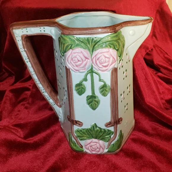 Vintage Majolica Citrus Pitcher
